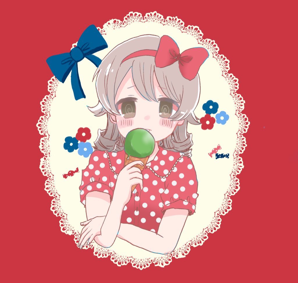 森久保乃々 「レトロポップもりくぼ 」|はなぽよのイラスト