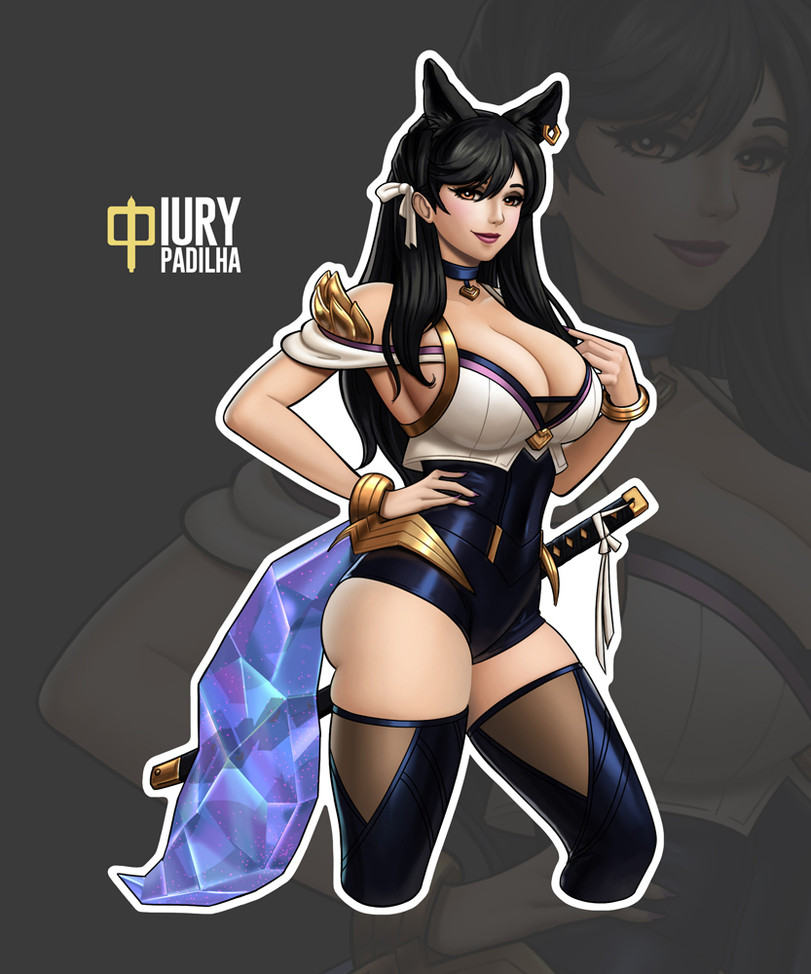 More_Legends's tweet photo. She dyed her hair, added a little make-up and voila - now she happily drowns other people's ships. First people, now ships - what's next??

#art #leagueoflegends #ahri #iurypadilha #azur_lane https://t.co/sNROD7lxl1