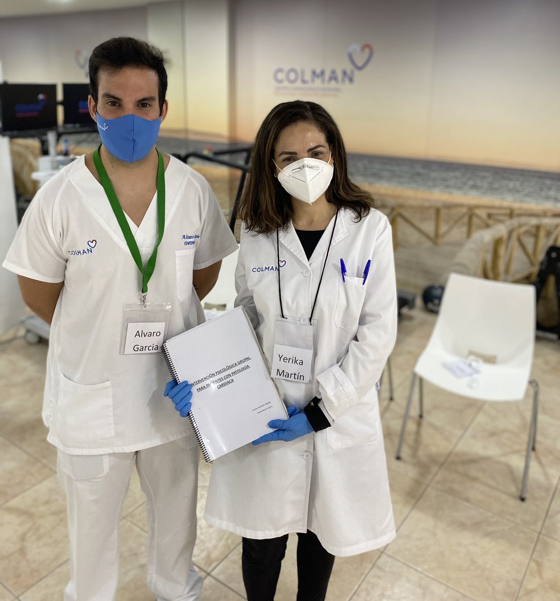 Retomamos la intervención psicológica grupal en pacientes de rehabilitación cardíaca. Sin duda uno de los pilares de fundamentales de la recuperación. #rehabilitacioncardiaca #psiquiatria. Colman.es