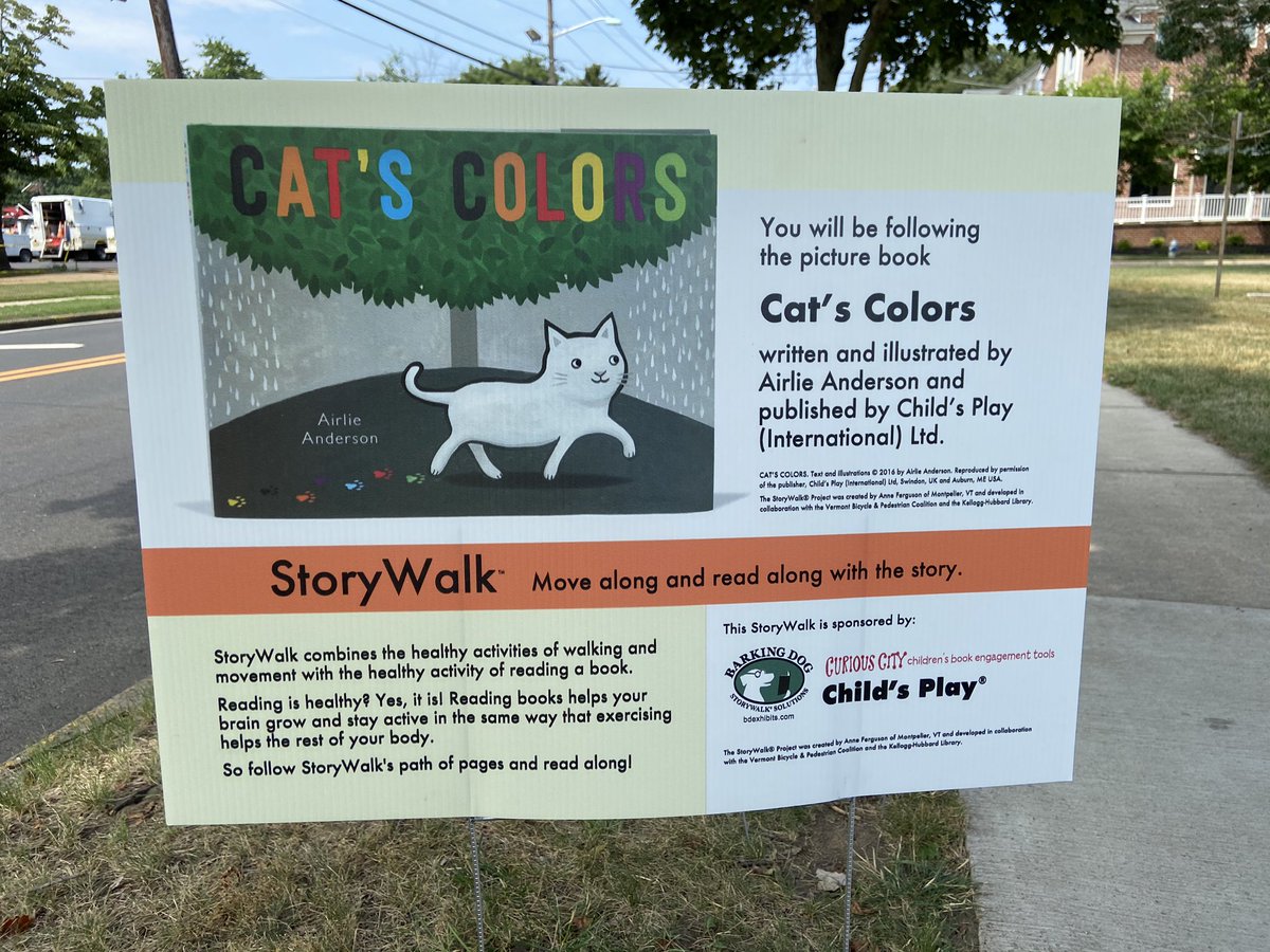 ftsd_jensen's tweet photo. Our first of what hopefully will be many story walks is up for everyone to enjoy along Hornberger Ave. Start at the card shown below (intro) and read the story as you walk enjoying the activities as you go. @FTSD_Roebling @becsjen @TheCuriousCity @ChildsPlayUSA https://t.co/ALwanUtBVS
