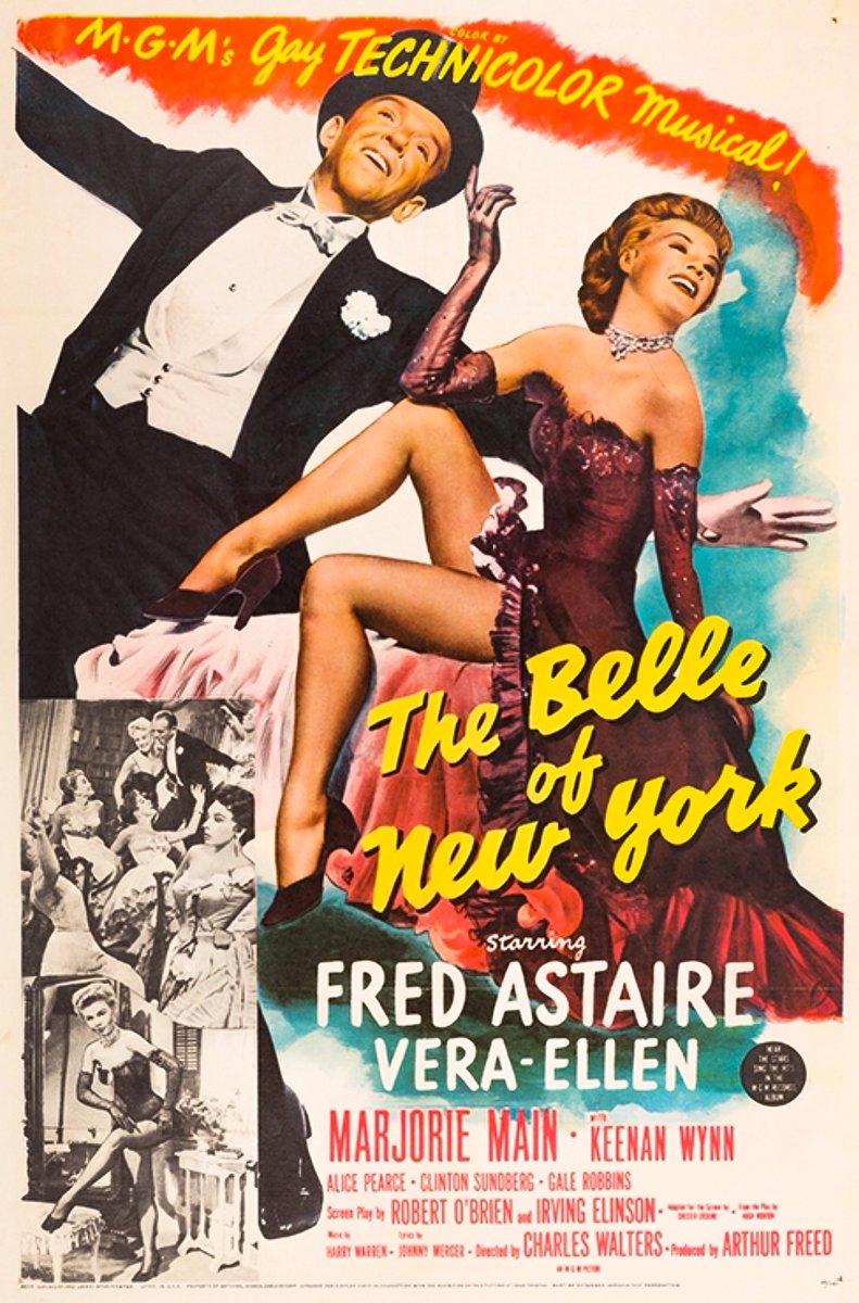[27] “The Belle of New York” (1952)This film has a certain odd charm despite a lifeless plot and sub-par music. Plus it is substantially elevated by the classic Astaire solo “I Wanna Be a Dancin’ Man”. I’ve liked this more on re-watches than I did originally.
