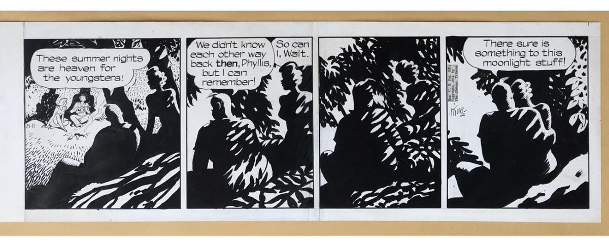 Frank King was a master of mood and story and romantic comics. Such sweet and subtle storytelling