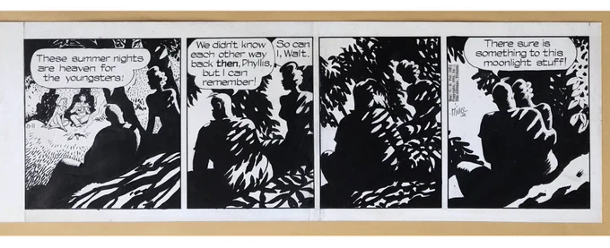 Frank King was a master of mood and story and romantic comics. Such sweet and subtle storytelling 