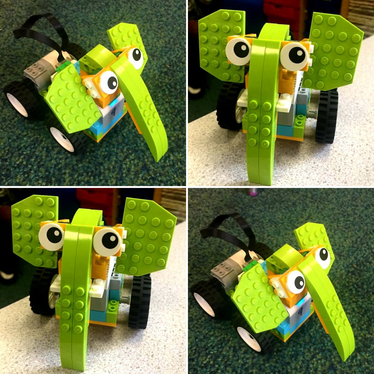 Elmer the elephant STEAM (Science, Technology, Engineering, Art and Maths) learning today. Thanks <a href="/Legoworkshops/">Nick Hawken</a> and juniorstem.co.uk