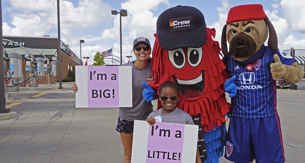 Crew_Carwash's tweet photo. A LITTLE donation helps in a BIG way! 

Visit us July 24-26 to receive FREE FastWax with the purchase of any wash and a donation to @BigBroBigSisIND When you support Big Brothers Big Sisters, you defend, ignite, and empower the potential of children right here in your community. https://t.co/jasx1Uxk0W