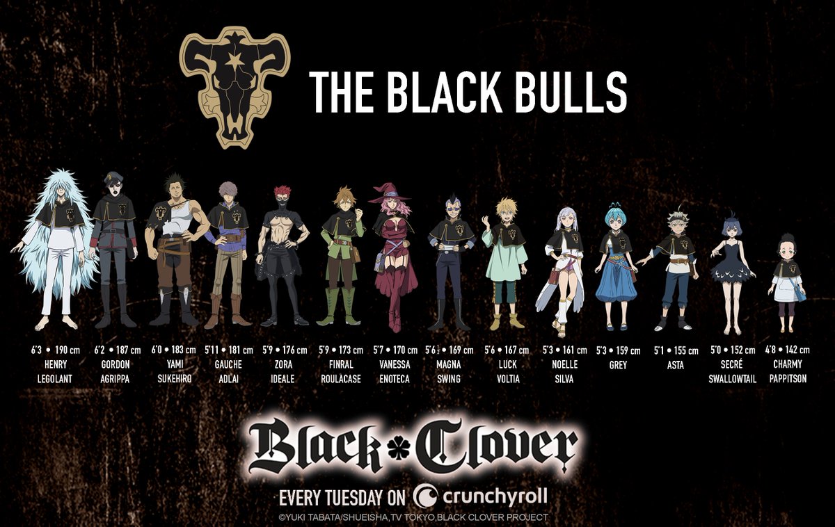BlackClover_EN's tweet photo. The Black Bulls 🐂♣️ https://t.co/d7lTgKIUmv