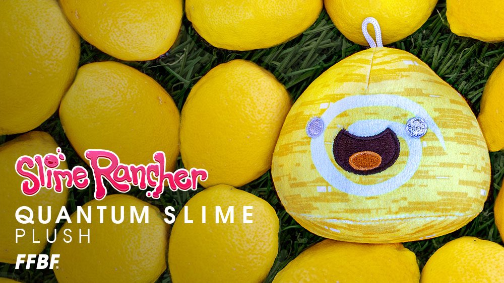 ForFansxFans's tweet photo. Just in time for summer pre-order your new cute and cuddly Slime Rancher Quantum Slime Plush! No longer do you need to search The Ancient Ruins for this slime. Pre-Order now: https://t.co/MuYkbqUe1S
.
#FFBF #ForFansByFans #SlimeRancher #QuantumSlime #monomipark https://t.co/BsJkWwltcT