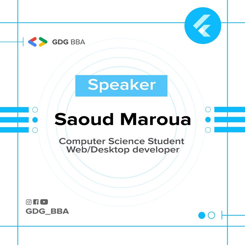 gdg_bba's tweet photo. Our speakers 🗣

#GDGBBA_Family
#GDG_BBA
#Stayhome #Staysafe #FlutterDayMeetups https://t.co/eP03BDvRLX