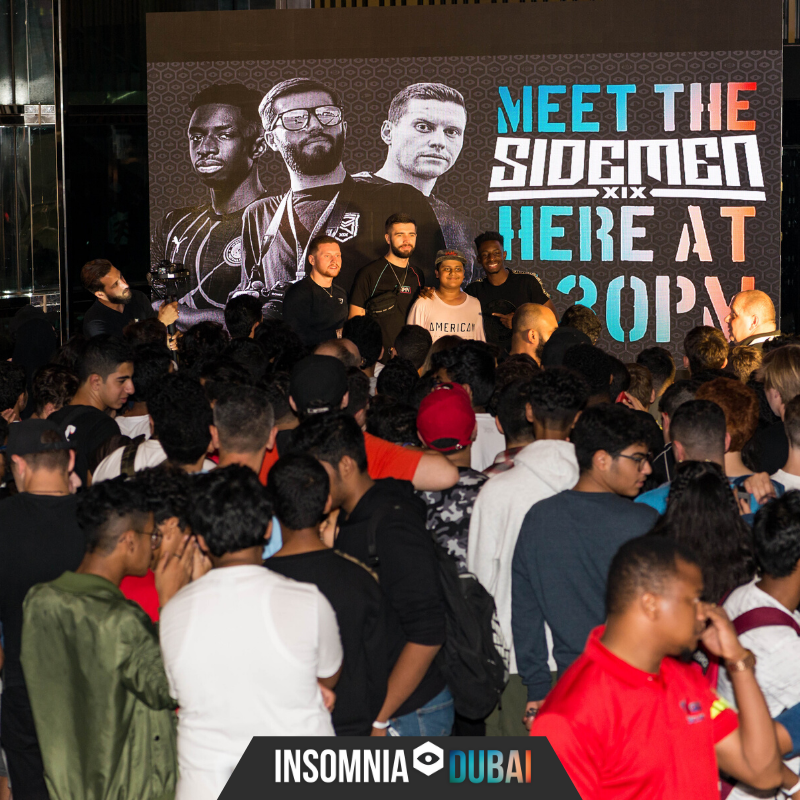 InsomniaDubai's tweet photo. #Sidemen meet and greet throwback #insomniadubai https://t.co/AHIn4iKjWB