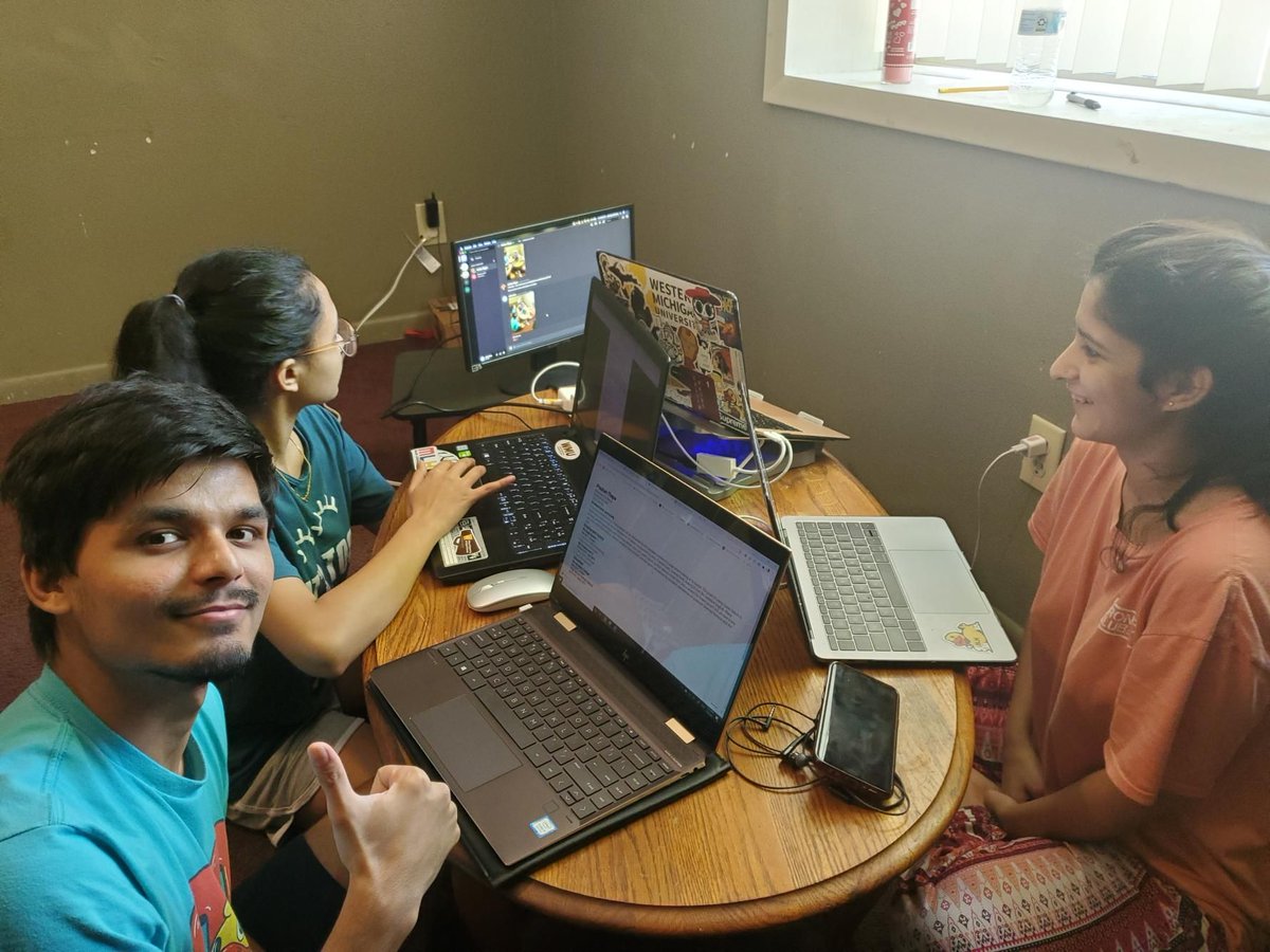 MLHacks's tweet photo. No matter if you're hacking with some old friends, or attending our workshops with some new ones, we hope you have a great time at #Hackcation this weekend! Here's @_aashray_ and @prashanthapa's hacking setup - we'd love to see yours too! https://t.co/IQclqkQL84