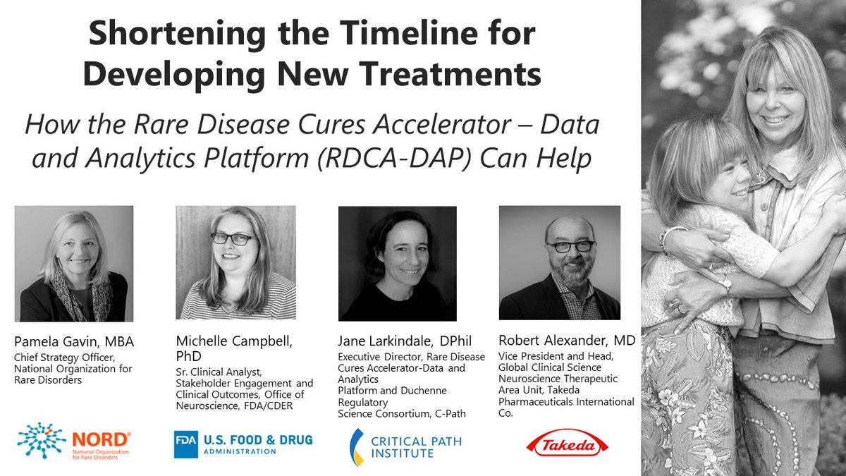 CPathInstitute's tweet photo. Shortening the Timeline for Developing New Treatments--How the #RareDisease Cures Accelerator-Data and Analytics Platform Can Help, available @ https://t.co/11QdMoKlHS + https://t.co/ZR9fKhUJJO. Want to contribute data? rdcadap@c-path.org. #CPath @RareDiseases @US_FDA #RDCADAP https://t.co/4fmeNr1Oyx