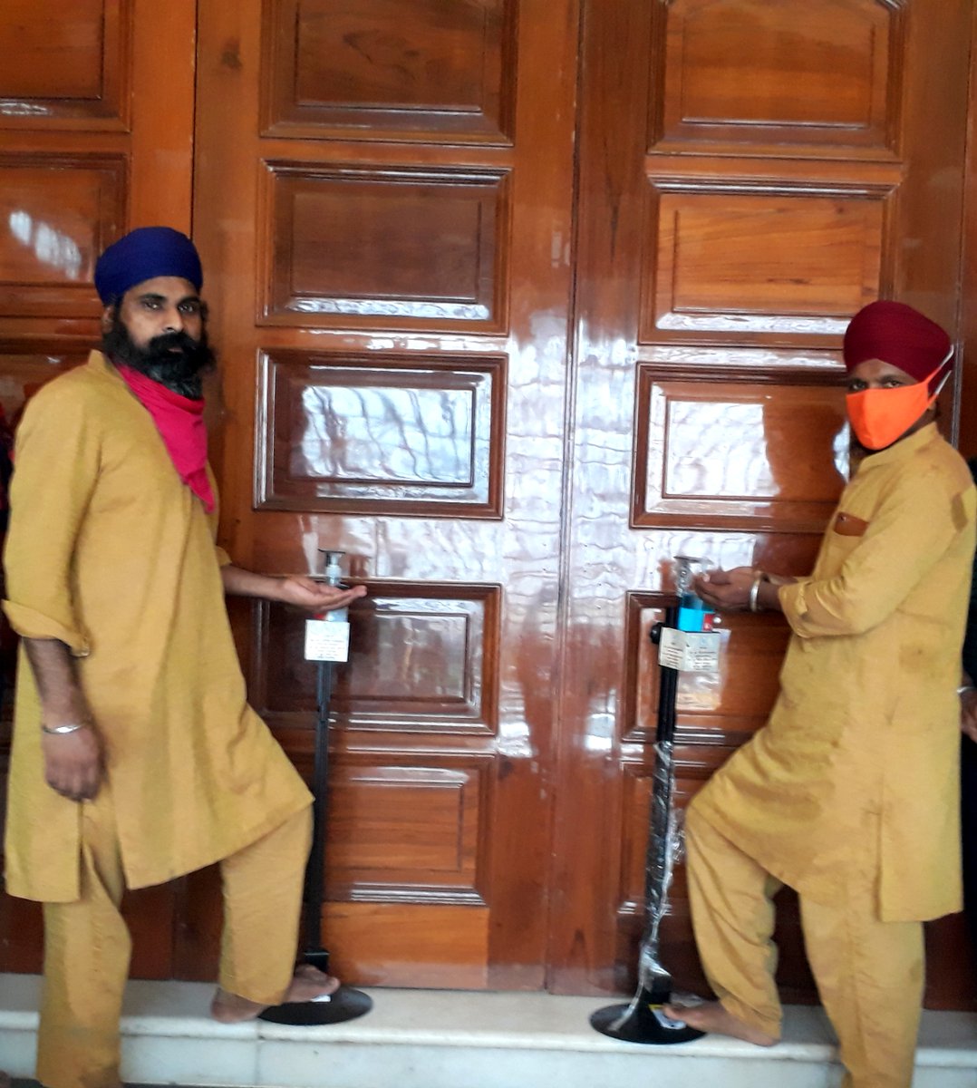 SandeepDham's tweet photo. As and when Religious Places reopen for Devotees, #SafetyMeasures would have to be followed 

For this very reason #FootOperated #SanitizerStands and #SprayBottles are being delivered 

A @PrasadLadInd #Initiative 
@Dev_Fadnavis @ChDadaPatil @Sunilkarjatkar 
#SionKoliwada https://t.co/vZJHryy8Ul