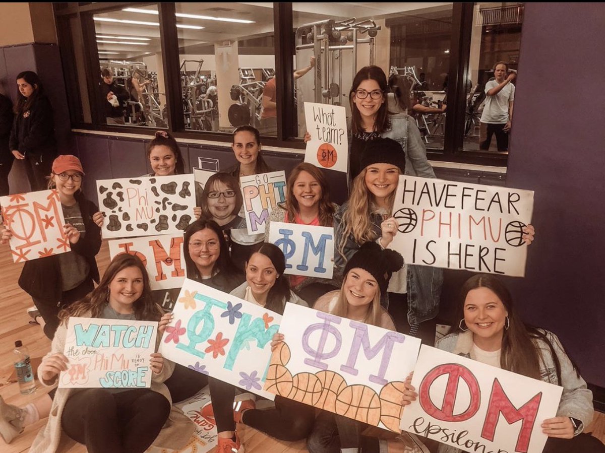 TarletonCLSO's tweet photo. Meet our Chapters!
Phi Mu (ΦΜ) is part of the Panhellenic Council at Tarleton.
Their organization motto, "Love. Honor. Truth." are also the guiding values and principles for their members. 
Find them on instagram at phimu_tsu! https://t.co/ArNzxDdN1o