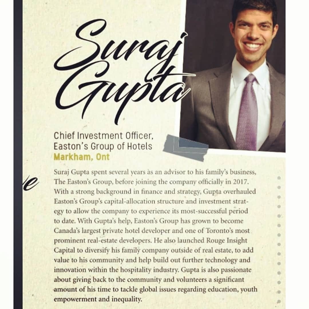 RogueInsightCap's tweet photo. We are so proud of our President and Founder @Suraj_K_Gupta , for being named by #kostuchmedia as Top 30 under 30!
Suraj has been inspiring and entrepreneur-ing from his childhood years, and continues to forge new paths.
Congratulations!
#GoRogue #top30under30 #angelinvestors https://t.co/7fQ74R48ZV