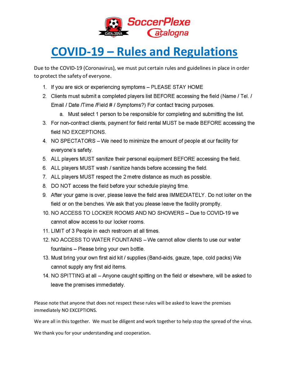 Please note, that in order to reopen in a safe and secure manner, we must impose new rules to ensure the safety of our clients, our employees and our community. We ask that ALL clients respect the 2 metre social distancing rule as much as possible.