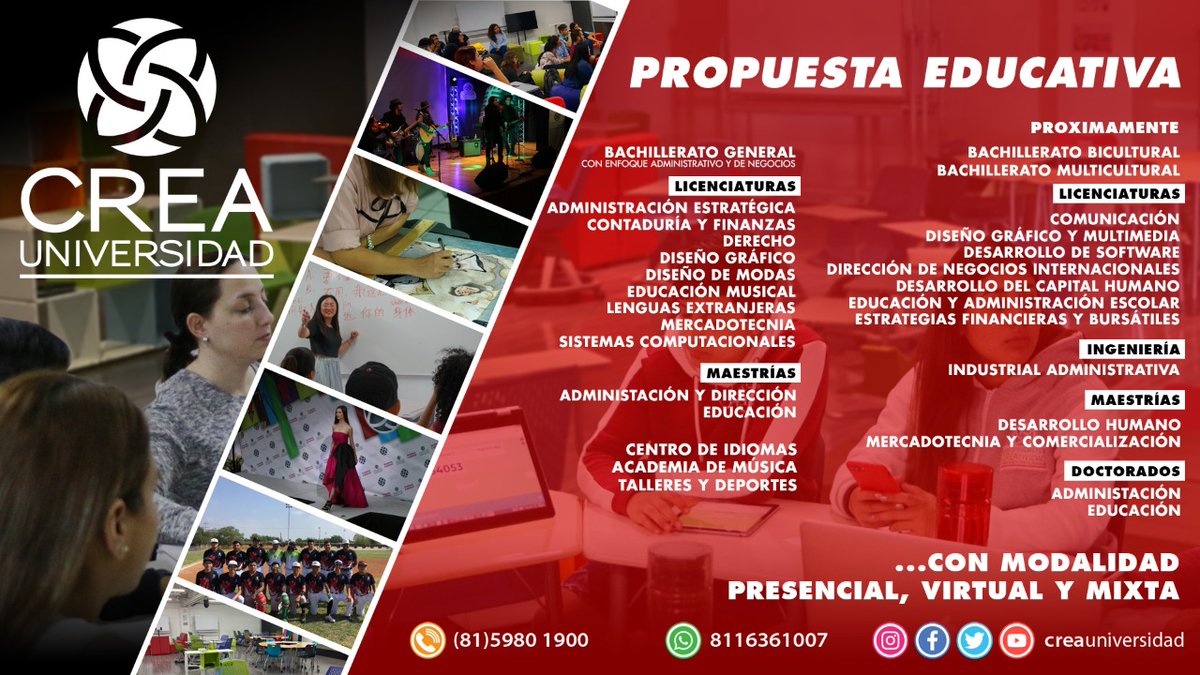 CreaUniversidad's tweet photo. #SinMiedoAlÉxito https://t.co/GttMs7CNoR