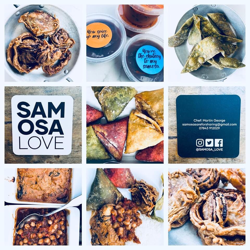 samosa_love's tweet photo. 🔺 So happy to see some of our favourite places reopening again this weekend! Good luck and stay safe all! 

🔥 Taking orders for SATURDAYS deliveries now! https://t.co/cdQu0pOj8k