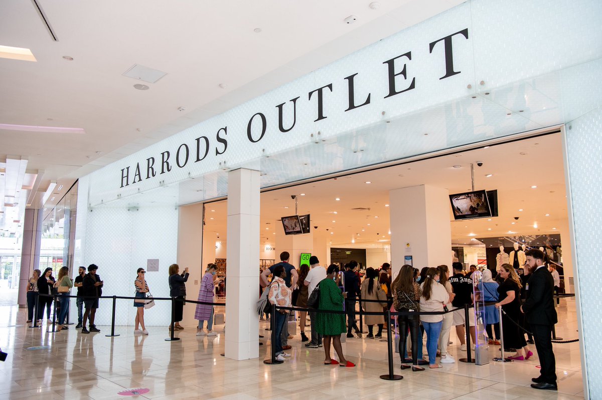 What a fantastic way to celebrate the reopening of <a href="/westfieldlondon/">Westfield London</a>! The highly anticipated launch of <a href="/Harrods/">Harrods</a> Outlet is a great novelty, with something for every luxury fashion &amp; beauty shopper. Congratulations to the teams in the UK for this achievement. #URWretail