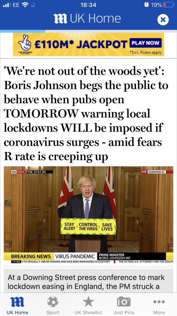 Get F-KD ⁦Boris I’m getting steaming before you lock us all down again! #PubsOpening #lockdownsoutforthesummer