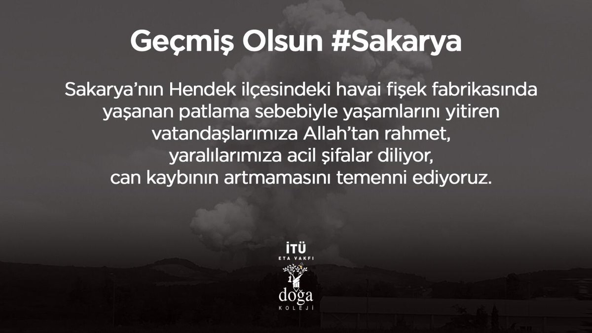 Geçmiş Olsun #Sakarya