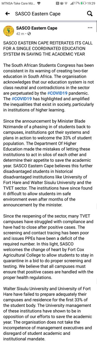 SASCO_EC's tweet photo. #SaveAcademicYear #SaveLives
#BuhlunguMustGo
#RobMustGo
#SASCO29 https://t.co/ALf1PEECLV