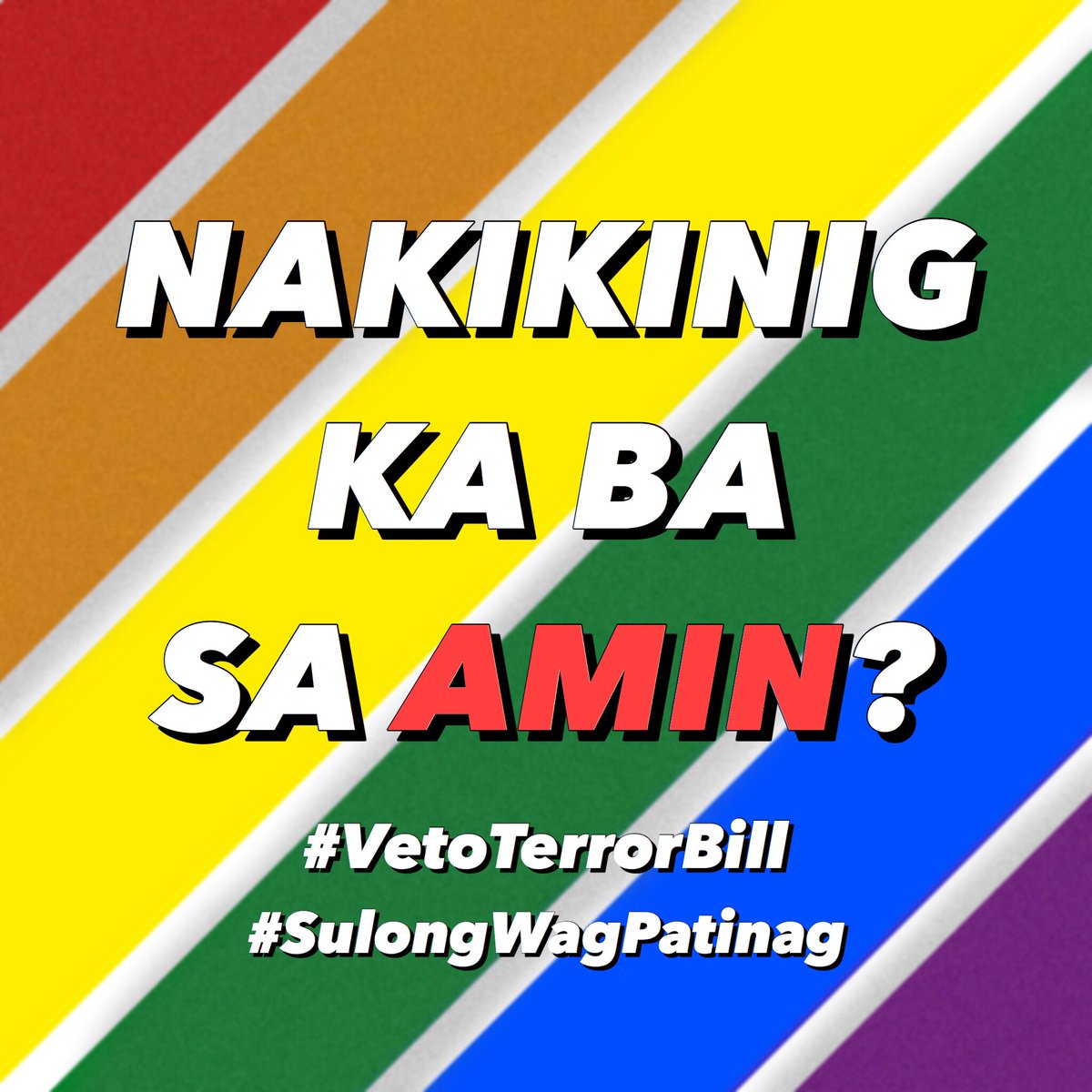 “We temporarily removed the ‘Ben&Ben’ Logo from our profile to protect our idols. But we still stand with you. We believe FREEDOM and LIVES matter. We will not be silenced. We are still together in this fight.

Love,
BBaklas Admins”

#VetoTerrorBill
#SulongWagPatinag