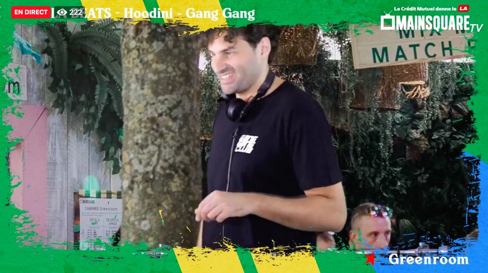 MainSquareFest's tweet photo. Les #CabanesGreenroom sont lancées sur la #MainSquareTV 👉 https://t.co/ml2EmRsQdp
Viens t'ambiancer avec nous 🍾 // @greenroomfr https://t.co/Poxdd4xTKo