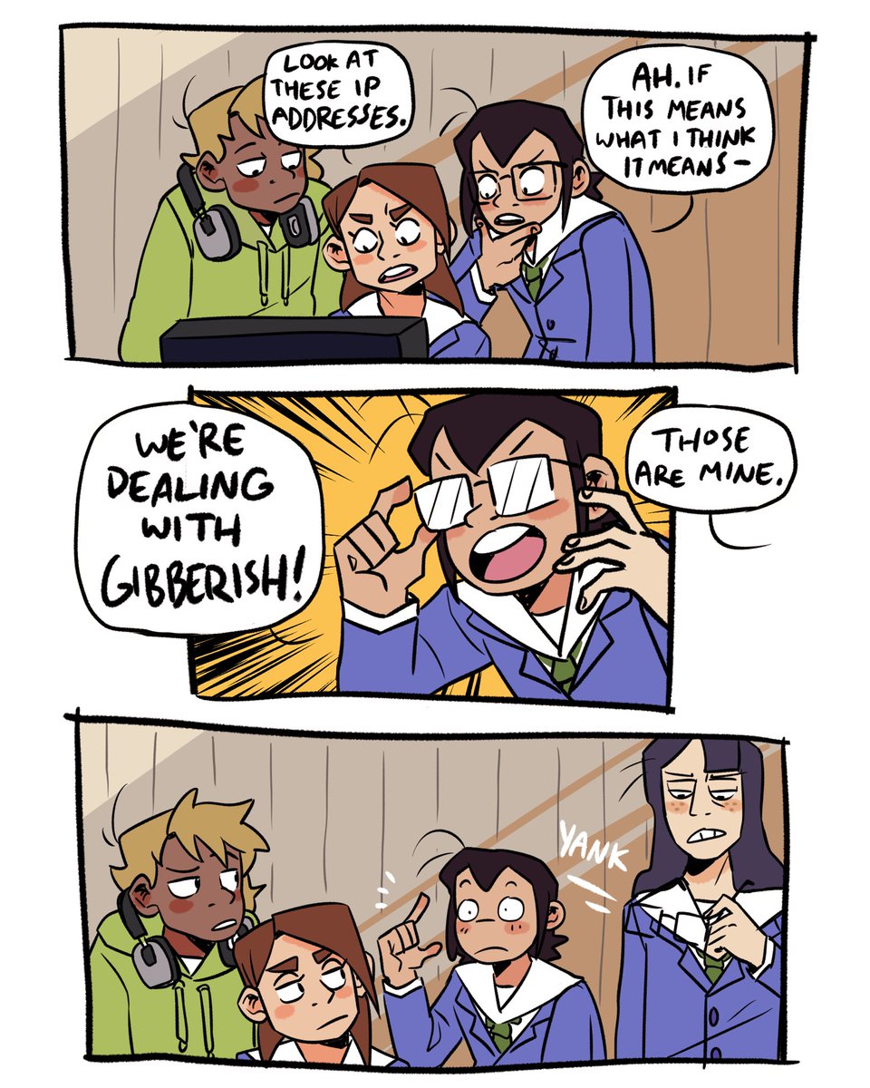 this scene from Community just Screamed #Eizouken to me so I hadda draw it
#eizouken_anime