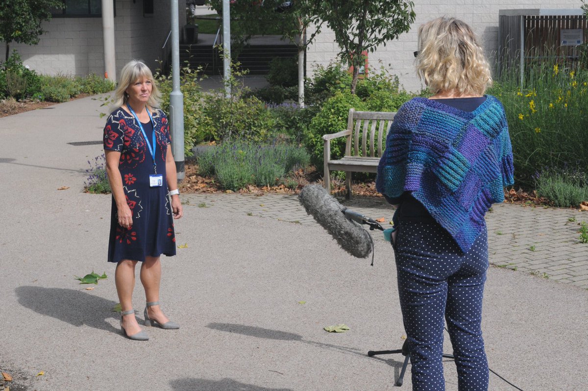 NHSgms's tweet photo. Behind the scenes filming with @BBCSpotlight and @EllardSian for a story about how Rapid Exome Sequencing @RDEhospitals helped find a diagnosis for a critically-ill baby, Ellie-Rose, and led to treatment that has seen her make amazing progress. More on this next week! https://t.co/M42T3rFTLI