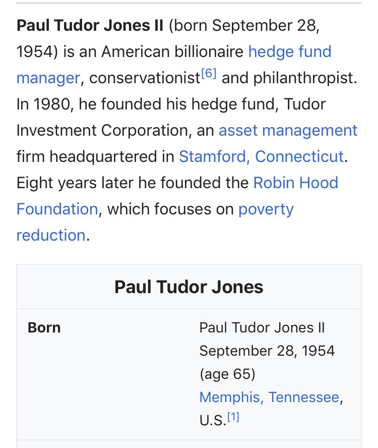 40/ PAUL TUDOR JONESWrote “I love you” to H. Weinstein, DURING the controversy, member of his BoDKeeps buying up copies of an ‘87 documentary on him for unknown reasons Anons should look into thisCraps on female traders who have babiesAgain: “I LOVE YOU” TO HW