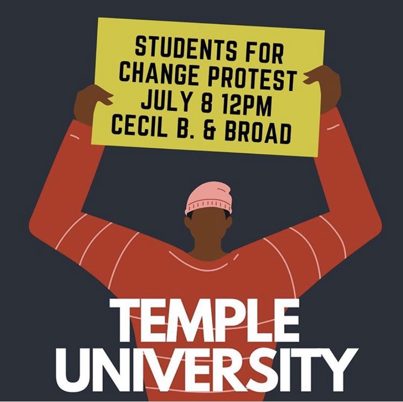 THIS WEDNESDAY: A protest to change Temple’s culture of policing and racism. More here: facebook.com/events/s/templ…