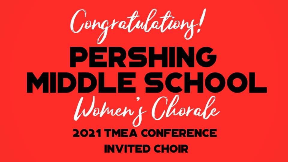 HSPVA_Vocal's tweet photo. The Kinder HSPVA Vocal Department congratulates the Pershing Middle School Women’s Chorale and their director, Mr. Marcus Jauregui, on their selection as a 2021 TMEA Performing Choir! https://t.co/VDGp3WJaPr