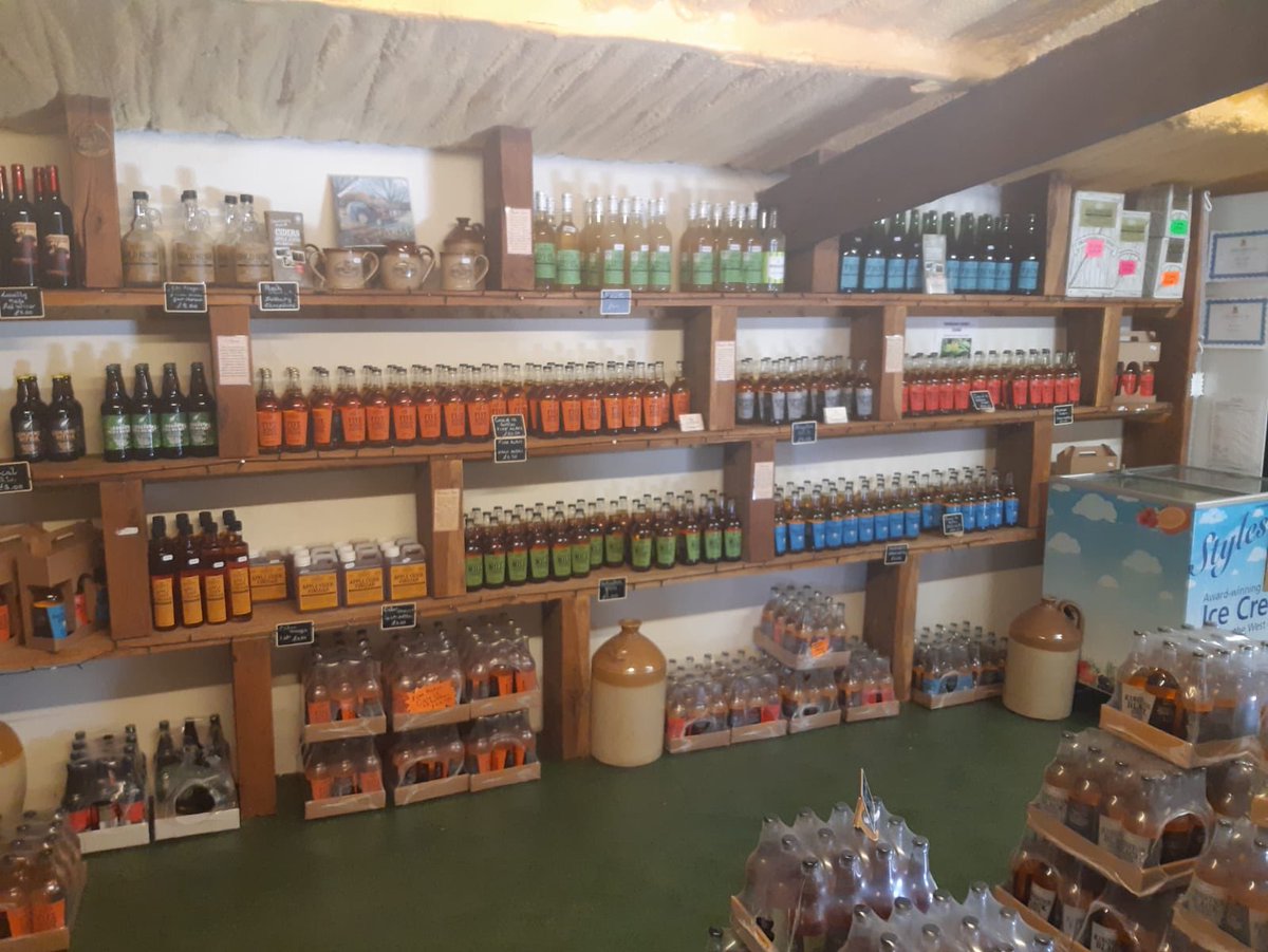 For those of you who have recently started to follow us, no only do we sell cider,  but we also stock lots of other wonderful locally produced goods from the following <a href="/FineTunedBrew/">Fine Tuned Brewery</a> <a href="/HazelsJamShed/">The Jam Shed</a> @Barbers1833 <a href="/stylesicecream/">Styles Farmhouse Ice Cream</a> @tengorehoney <a href="/TheOnlinePantry/">The Online Pantry</a>