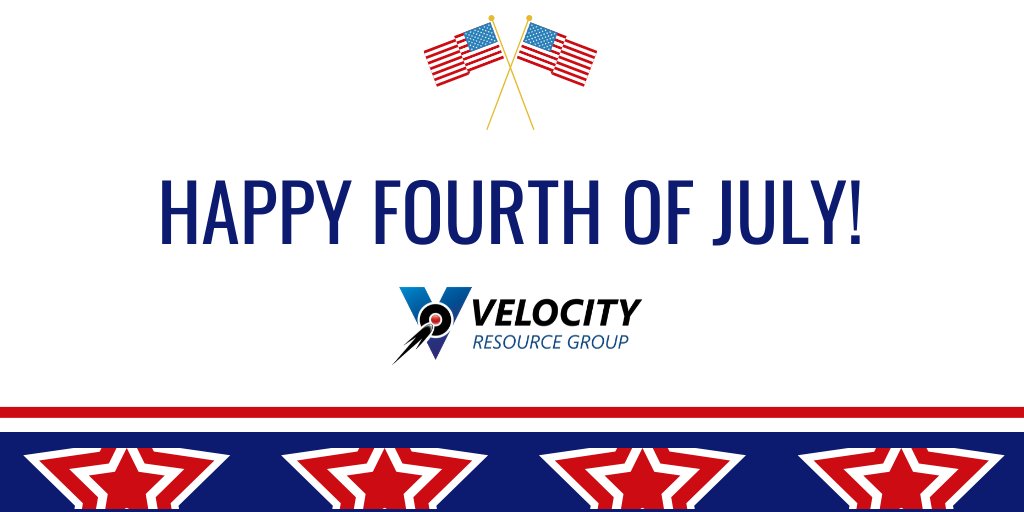 VRG_Recruiting's tweet photo. Wishing everyone a safe &amp; happy Fourth of July weekend with family and friends from all of us at #teamVRG! 

We'll be back in the office on Monday, July 6 and ready to help you find Qualified, Available, and Interested candidates!

#VelocityExcellence #FourthofJuly #4thofJuly https://t.co/dVWZUuoY9n