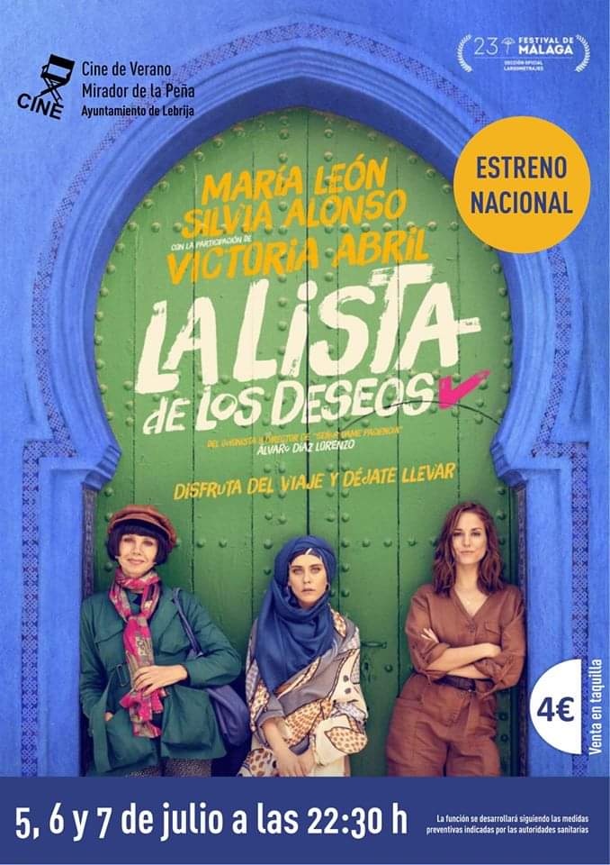 JRomeroGranado's tweet photo. Hoy se estrena esta película española, y el domingo la tendremos en Lebrija.

Es justo poner en valor las cosas de pueblo que funcionan bien. Son muchos los lebrijanos que se desplazan a los cines de Jerez y Sevilla, sin aprovechar entregas como esta, de total estreno https://t.co/S4Cwfei4Xh