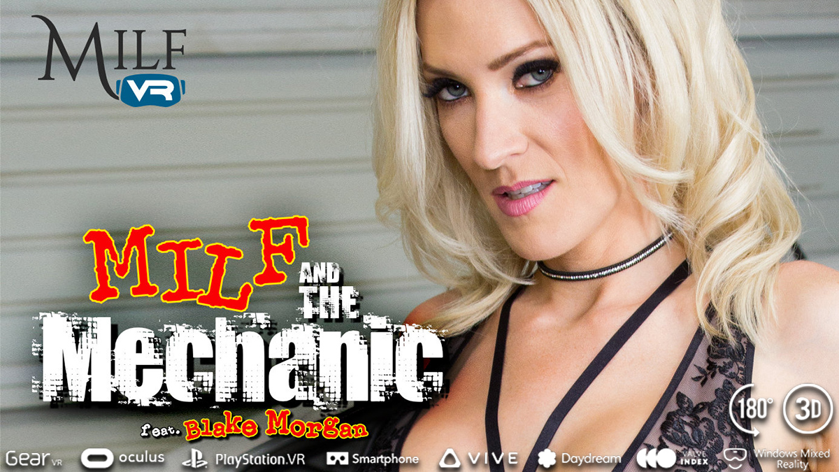 When Blake Morgan arrives at your garage, you get the chance to check under her hood too!  She's fully certified and ready for a test drive! 🚗bit.ly/2VKbgnV🚗
<a href="/blakemorgan/">Blake Morgan</a> #FlashbackFriday #MILFVR #VirtualReality #VR #mechanic