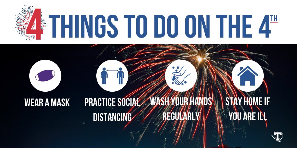 Many of you have big plans for celebrating the 4th. Here are 4 things you should do to help keep yourself and your friends and family safe and healthy!