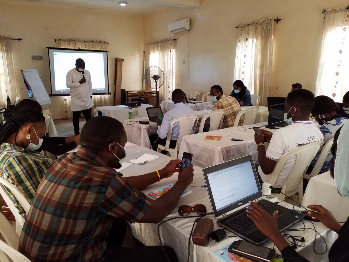 ye_ojo's tweet photo. Seeking grants for projects is a big deal, and I can say I feel a bit more confident to do more after this.
So glad to have been part of the 4 days training on grant writing held by @ESLFfoundation facilitated by @miketerungwa
#nonprofits #grantswriting #storytelling https://t.co/lStrVMmO0E