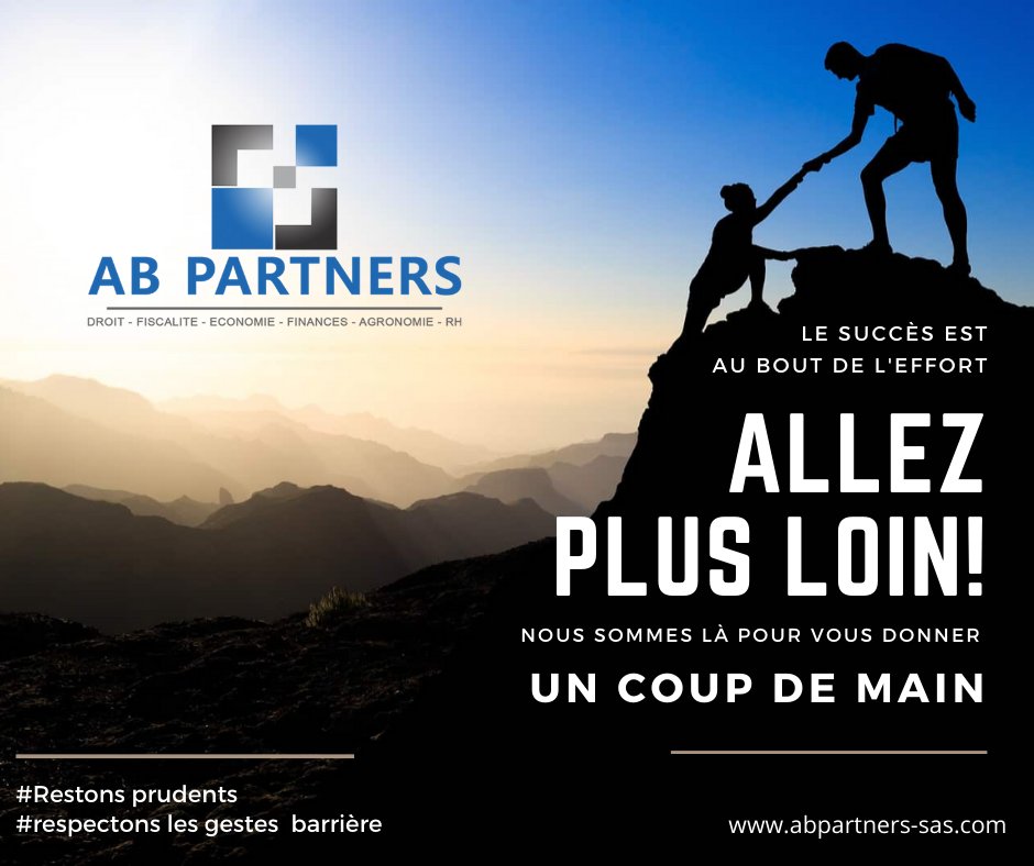 ABPARTNERS_SAS's tweet photo. Grandissez plus vite, Allez plus loin, nous sommes la pour vous conseiller.
#ABP
#Conseil_entreprise https://t.co/uZB5dQXPTk