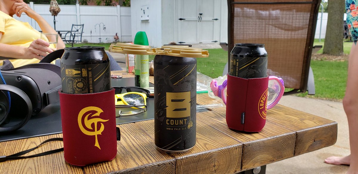 GoldenCalebT's tweet photo. Celebrate the #4thofjulyweekend with @LupulinBrewing #8Count! Snap a pic of your holiday celebration with an 8 Count tomorrow. The 3 coolest pics will win a #TeamTruax tee! https://t.co/yWjl1nz49d