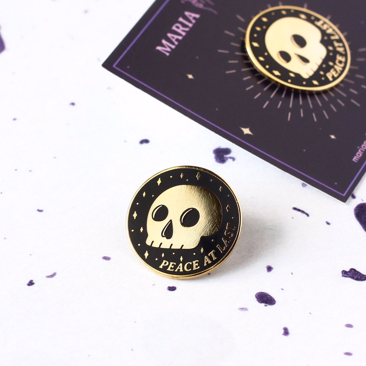 mariapolodesign's tweet photo. Celestial Skull Enamel Pin is live! Showcase class and existential dread with this minimalist pin ✨ https://t.co/zJHUzBmH0f #enamelpin #pin #lapelpin #minimalism #skull #halloween #celestial #stars #spooky #existentialdread #bipocmaker #yeg #edmontonmade #witchypin https://t.co/HrAG8lueuH