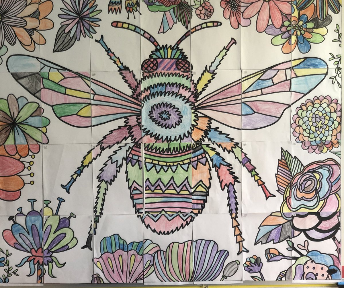 Some lovely mindfulness colouring in this week from some of our key worker children. Have a wonderful weekend!