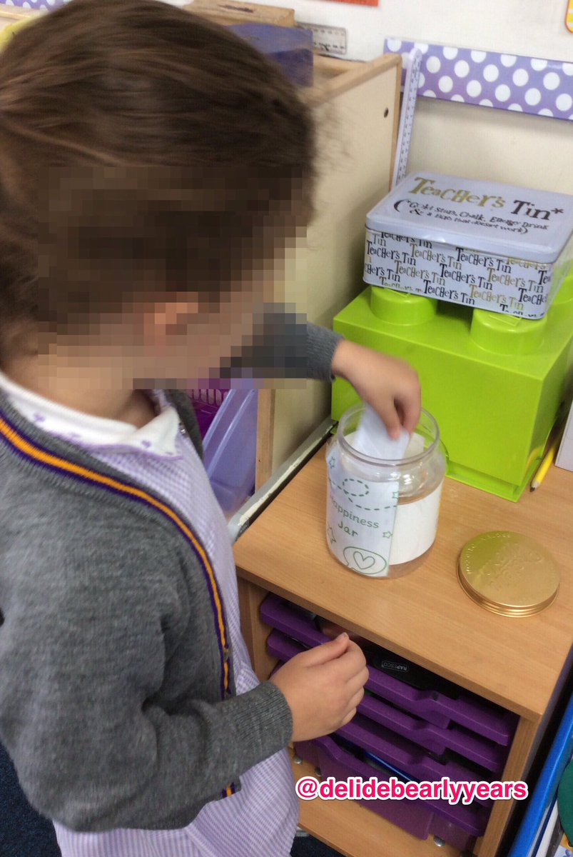 eyfsfletcher's tweet photo. After reading Where Happiness Begins, Reception wrote what makes them happy to put in our ‘happiness jar’. We share them when children in class feel they need a happiness boost! Thank you for the wonderful planning @moffat_andrew @ExcelsiorMAT which inspired us!  #agentsofhope https://t.co/8eHGkcLVwz
