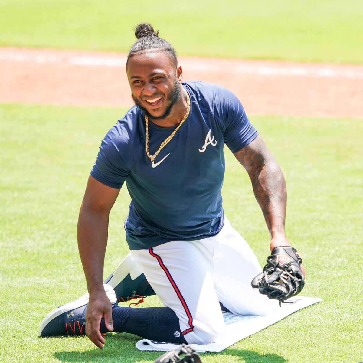 Braves's tweet photo. We back 😎

#ForTheA https://t.co/8NvmbX1oPT