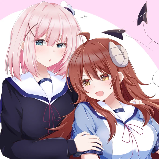 シャミ桃 #まちカドまぞく 