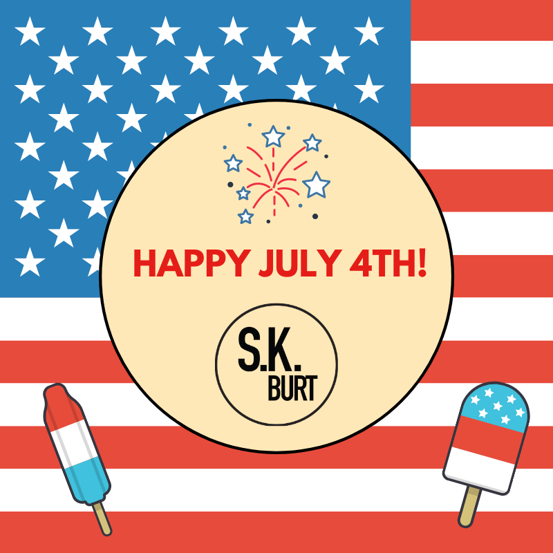 skburtlaw's tweet photo. Happy 4th of July! Our office will be closed July 3rd in observance of the Federal holiday. We hope you all have a wonderful weekend! #IndependenceDay #Celebration #ImmigrationLaw #FamilyLaw #EstatePlanning #4thofJuly #Independence #Freedom #America #UnitedStatesofAmerica #USA https://t.co/DYdnoJ90tU