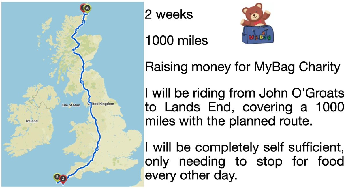 My husband is completing this challenge soon (starts end of July) If you would like to sponsor him please DM us with your name, amount you’d like to sponsor and your email address. We’ll contact you once ride is complete to collect sponsorship. Thanks in advance
