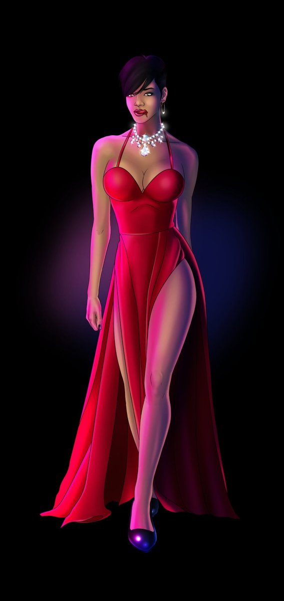 Devana Vampire Queen of the American Northeast. Extremely devious and enchanting. Highly ambitious and opportunistic. Only loyal to herself. Deadly as she is beautiful. She will stop at nothing to become queen of the Vampires eternal. Based on: <a href="/rihanna/">Rihanna</a> .