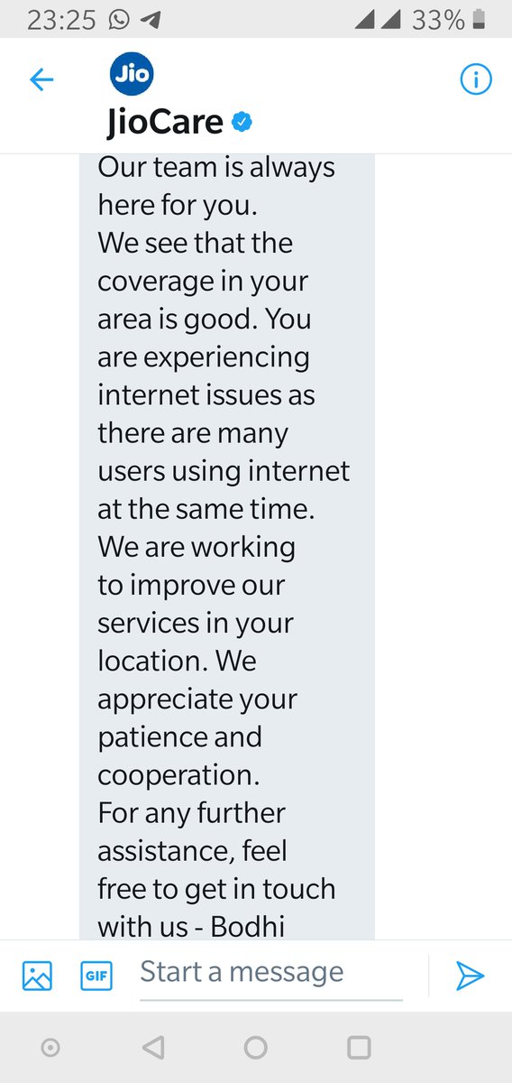 atulbs's tweet photo. @bahadurvaibhav @JioCare @TRAI @SanjayDhotreMP @rsprasad @PMOIndia @DoT_India @reliancejio @airtelindia So no hope from @JioCare where #easiest #scapegoat #congestion #assigned for #failure in #services
While @reliancejio continues to add new #subscribers but no #BTS despite accepted #congestion
So like last 3 years #file #closed with no #Action
#Befooling @DoT_India as usual https://t.co/BEamZnHi2S