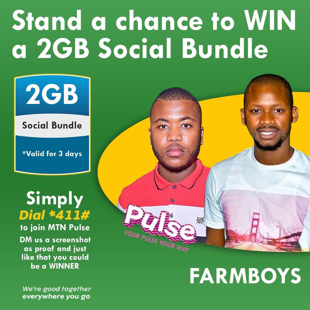Dj_Siyesta's tweet image. I'm giving away a 2GB @MTNza Social Media Data Bundle

Simply Dial *411# and JOIN MTN PULSE!
and then DM me a screenshot as PROOF!

#CaptureYourPulse
#WeGotU
#BozzaNetwork
#EverywhereYouStay